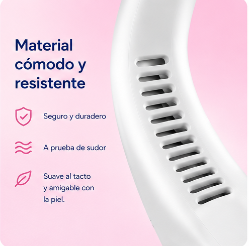 Ventilador De Cuello, fresco en todas partes