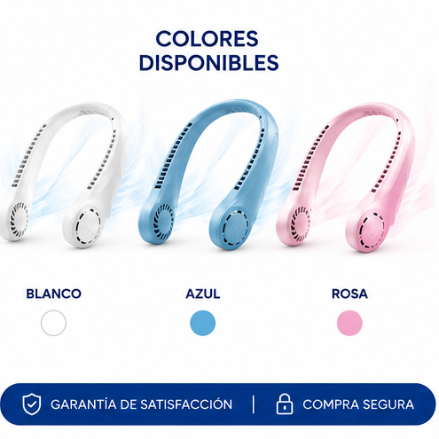 Ventilador De Cuello, fresco en todas partes